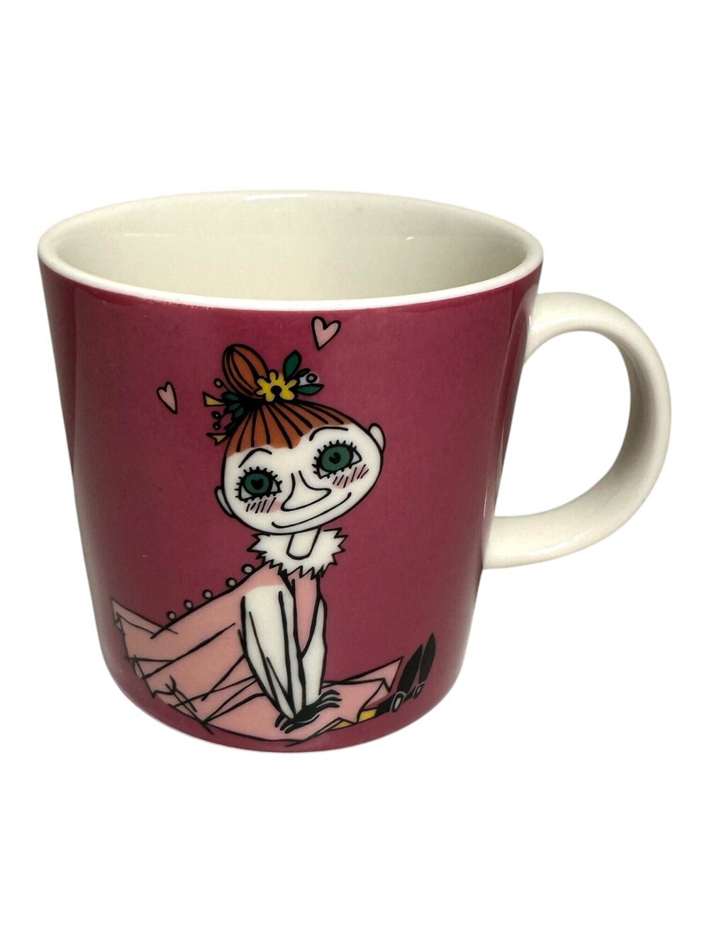 Moomin Arabia Finland Pink Mymble Ceramic Mug 10oz